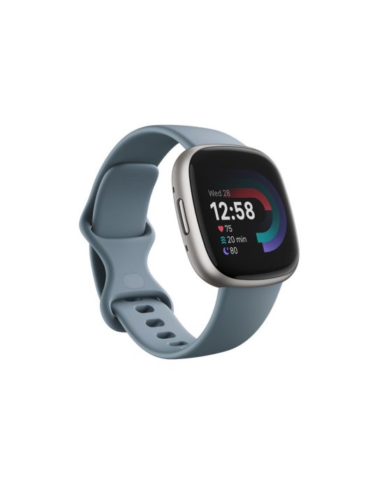 Fitbit Versa 4 Waterfall Blue/Platinum Aluminum