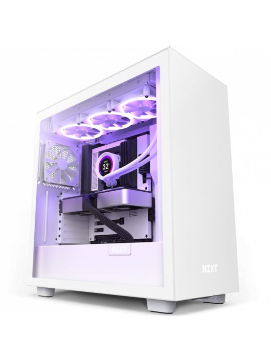 NZXT H7 Tempered Glass Matte White