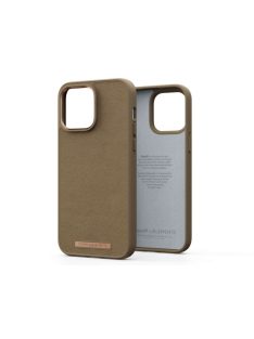 Njord Suede Comfort+ Case iPhone 14 Pro Max Camel