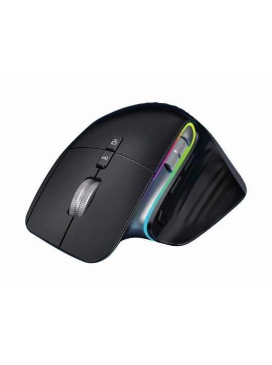 Gembird 9-Button Rechargeable Wireless RGB Gaming Mouse Black