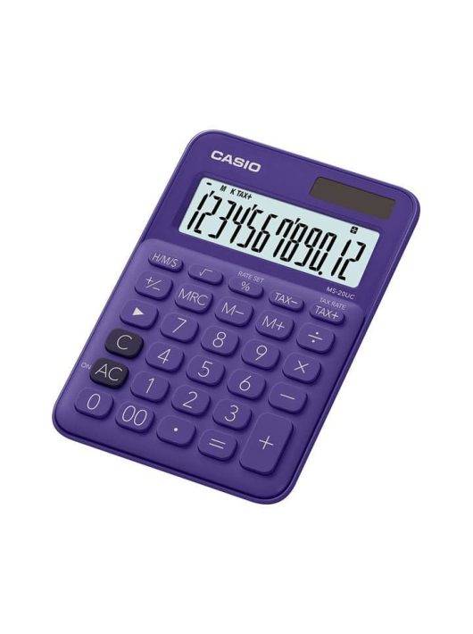 Casio MS-20UC-PL Asztali számológép Violet