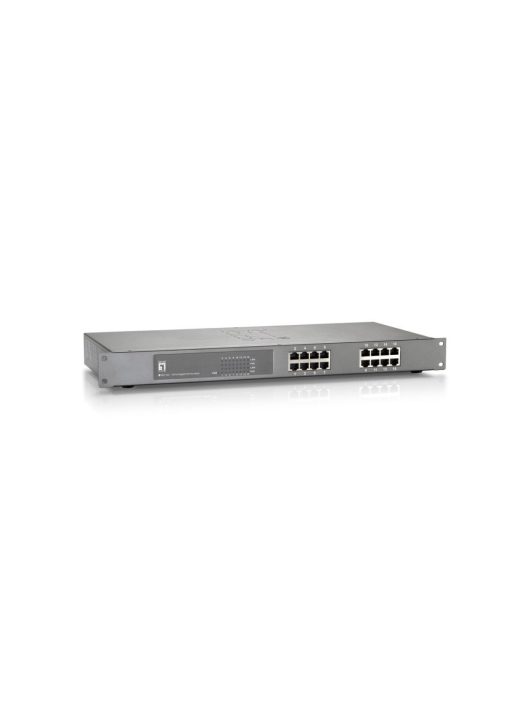 LevelOne GEP-1621 16-Port Gigabit PoE-Plus Switch