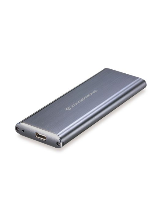 Conceptronic  M.2 USB 3.2 SATA SSD Enclosure Grey