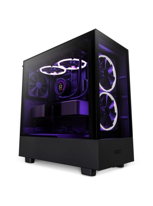 NZXT H5 Elite RGB Tempered Glass Black