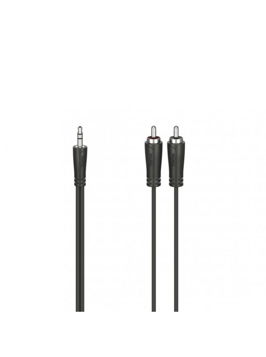 Hama Fic 3,5MM JACK-2RCA összekötőkábel 3m Black