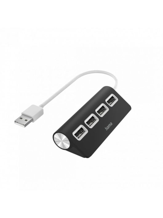 Hama USB 2.0 HUB 4xport Black