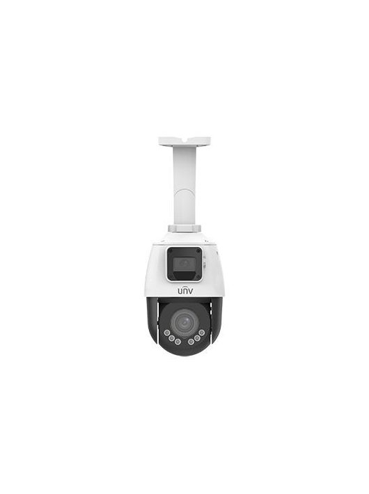 Uniview Easy 2x2MP Dual lencsés Lighthunter 2.8mm fix és 2.8-12mm motoros objektívvel ellátott PTZ kamera