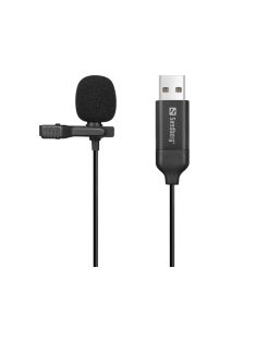 Sandberg Streamer USB Clip Microphone Black