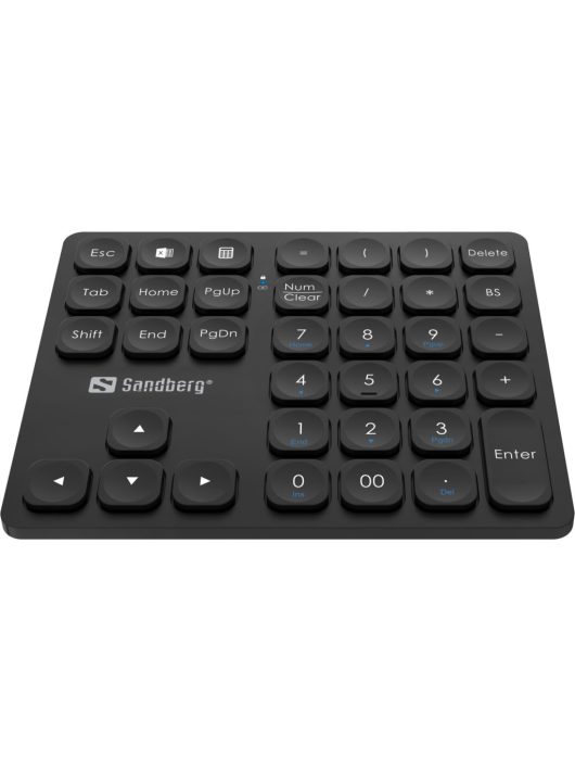 Sandberg Wireless Numeric Keypad Pro Black