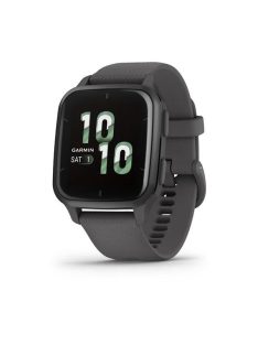   Garmin Venu Sq 2 Slate Aluminium Bezel with Shadow Grey Case and Silicone Band