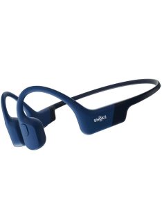   Shokz Openrun Bone Conduction Open-Ear Endurance Bluetooth Headset Blue