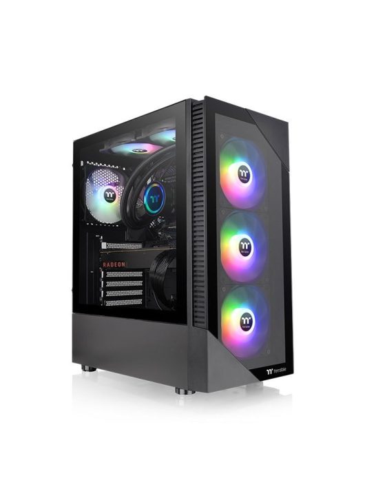 Thermaltake View 200 TG ARGB Tempered Glass Black