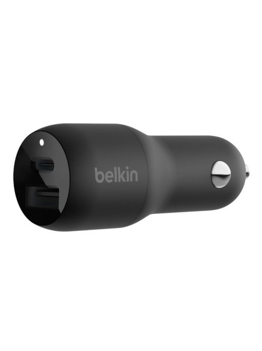 Belkin BoostCharge Dual Car Charger with PPS 37W Black