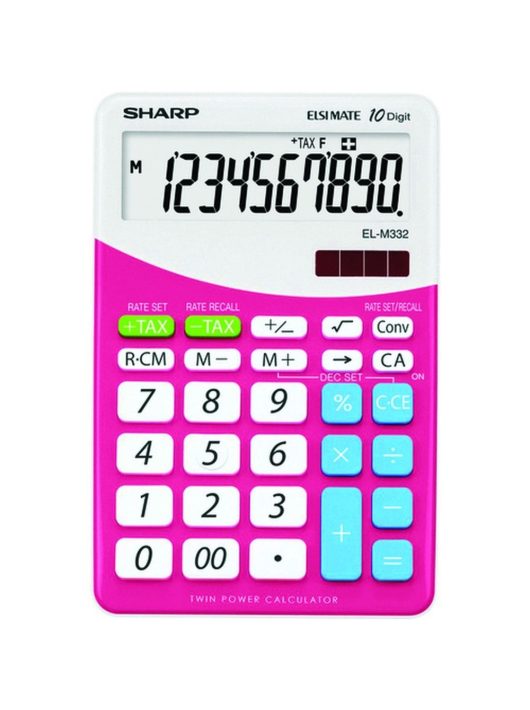 Sharp EL-M332BPK Asztali számológép Pink