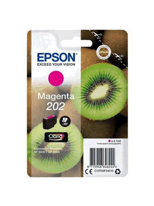 Epson T02F3 (202) Magenta tintapatron