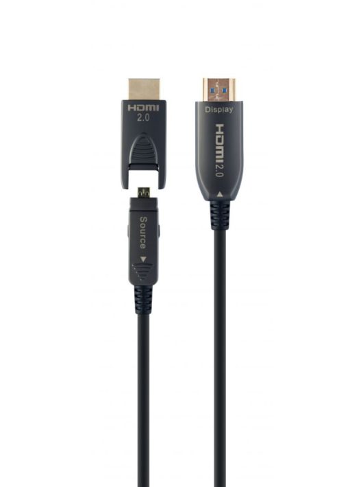 Gembird CCBP-HDMID-AOC-20M AOC High speed HDMI D-A cable with Ethernet AOC Premium Series 20m Black