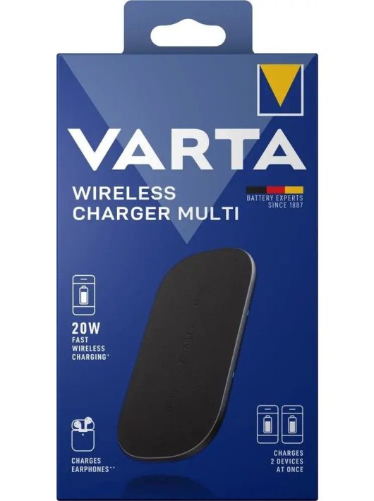 Varta Wireless Charger Multi Black