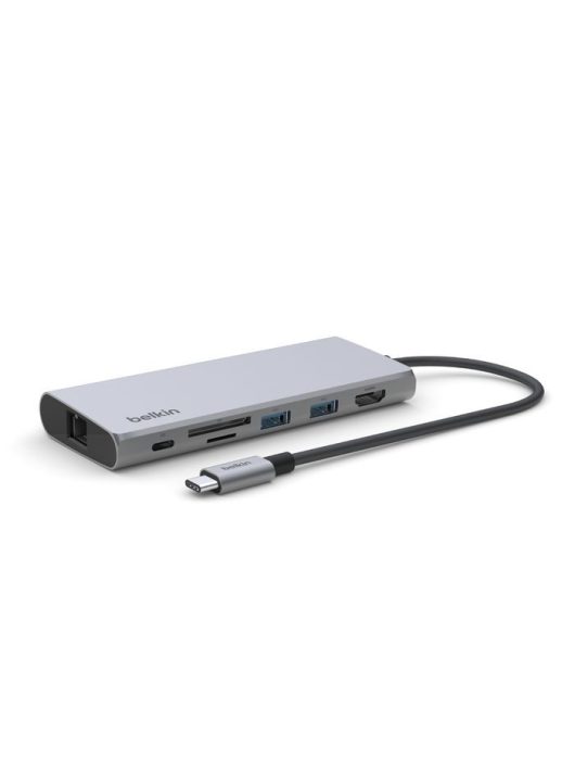 Belkin Connect USB-C 7-in-1 Multiport Adapter Grey