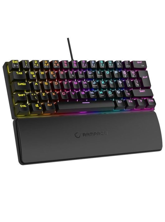 Rampage PLOWER K60 Mechanikus Gaming keyboard Black US