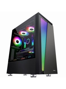 MS Armor V715 Gaming Window Black