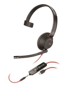 Poly Plantronics Blackwire 5210 USB-A Headset Black