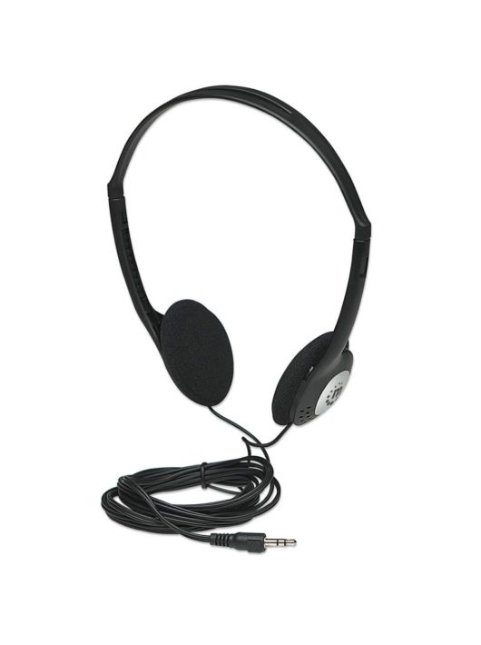 Manhattan Stereo Headphones Black