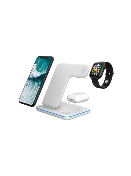 Canyon WS-303 3-in-1 Wireless Charging Station White