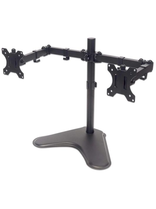 Manhattan Universal Dual Monitor Stand with Double-Link Swing Arms