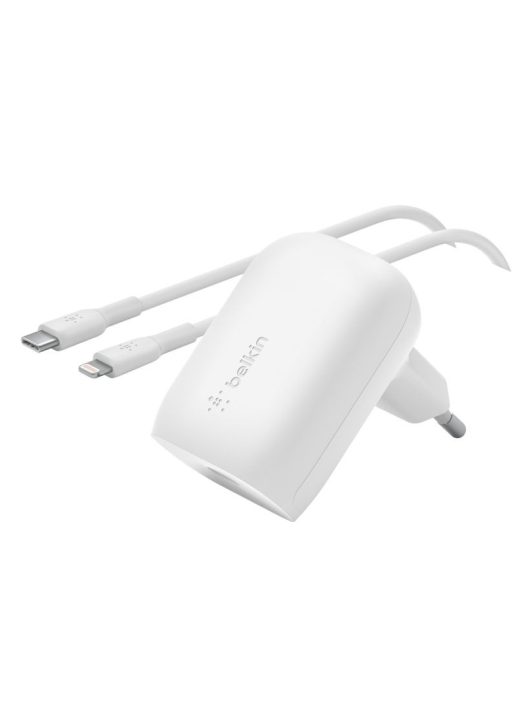 Belkin BoostCharge USB-C/Lightning PD 30W Wall Charger White