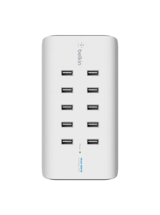 Belkin Rockstar 10-Port USB Charging Station White