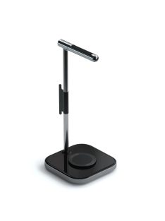 Satechi Headphone Stand with Wireless Charger Space Grey