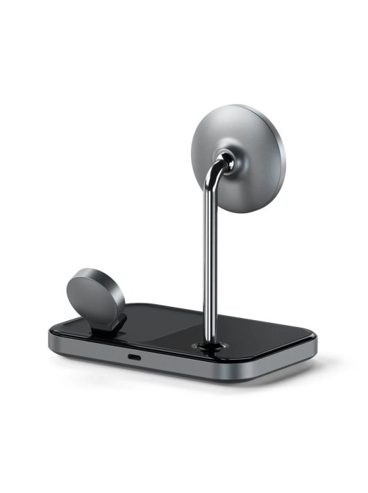 Satechi 3 in 1 Magnetic Wireless Charging Stand Black/Grey