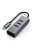 Satechi Type-C 2 in 1 USB HUB with Ethernet Space Grey