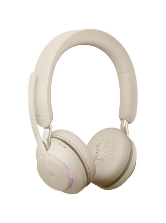 Jabra Evolve2 65 MS Teams Stereo Bluetooth Headset Beige