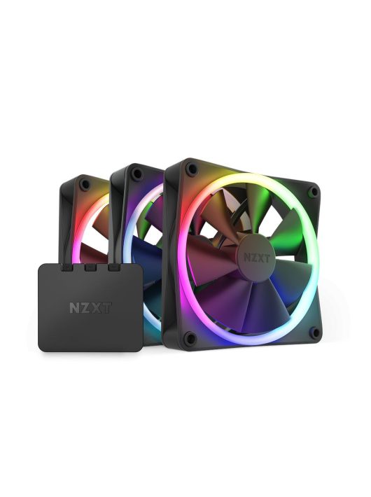 NZXT F120 RGB Triple Pack Black