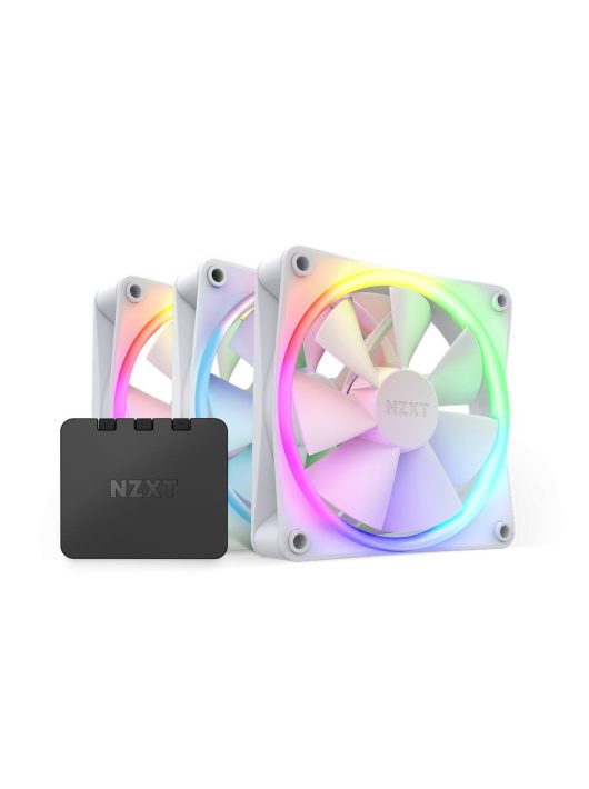 NZXT F120 RGB Triple Pack White