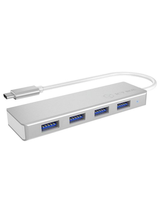 Raidsonic IcyBox IB-HUB1425-C3 4-Portos USB3.0 HUB Silver