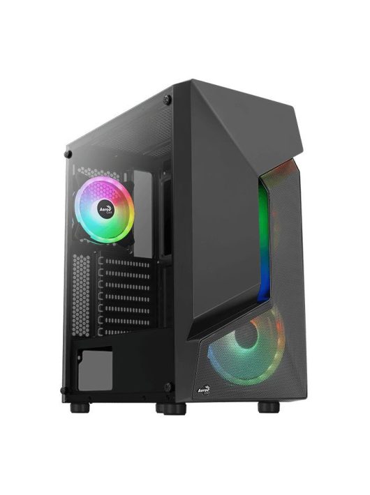 Aerocool Scape ARGB Tempered Glass Black