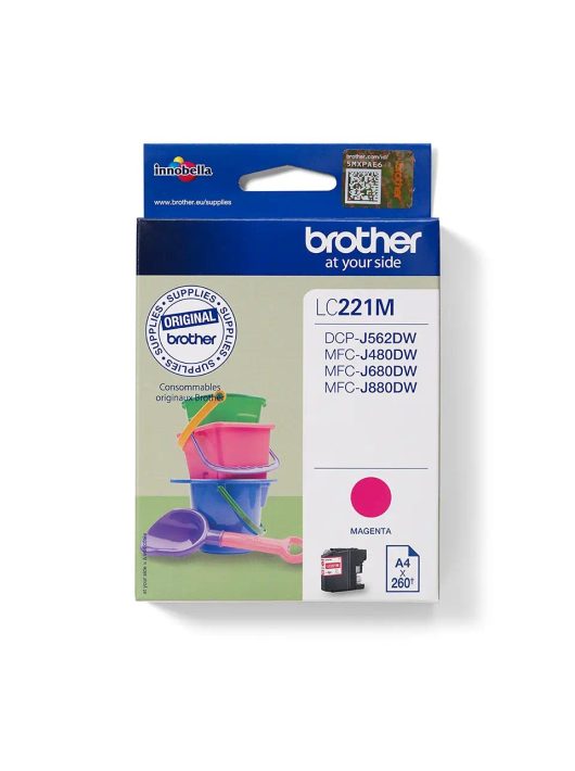 Brother LC-221 Magenta tintapatron