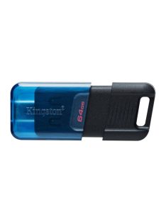   Kingston 64GB DataTraveler 80 M USB-C Gen 1 USB3.2 Black/Blue