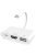 BlackBird Lightning OTG Digital AV Adapter White