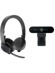   Logitech Zone Wireless Headset (Teams version) + Brio Webcam Black