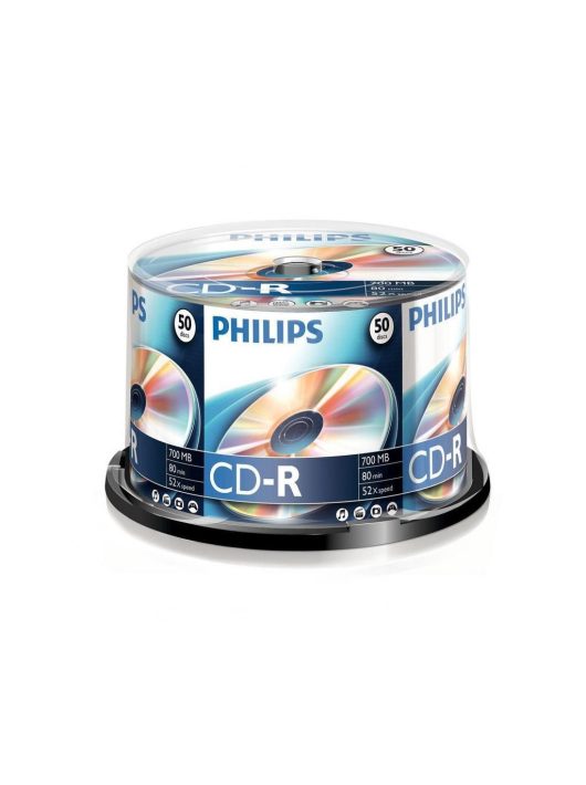 Philips CD-R 80CB 52x 50db/henger (50-es címke)