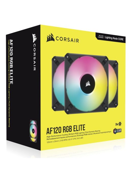 Corsair iCUE AF120 RGB ELITE 120mm PWM Triple Fan Kit