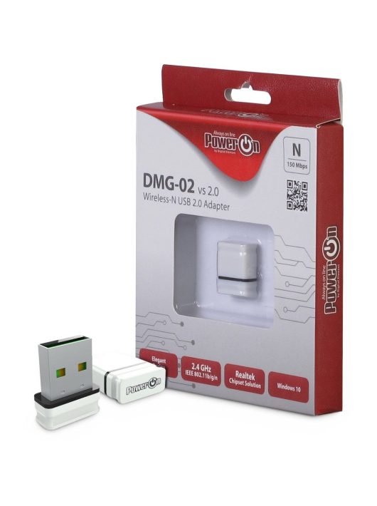 PowerON DMG-02 Wi-Fi 4 USB Nano Adapter