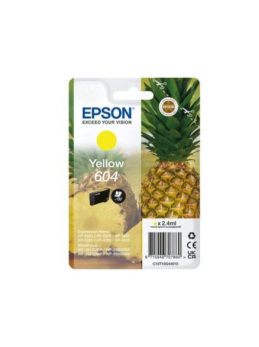 Epson T10G4 (604) Yellow tintapatron