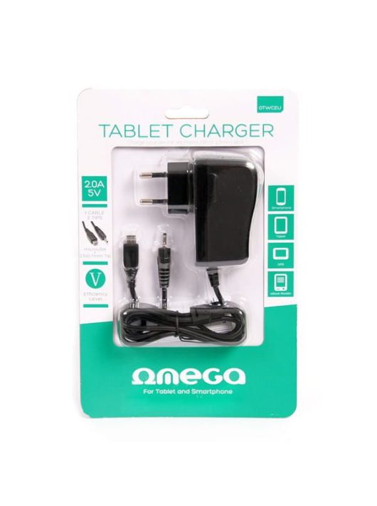 Platinet Omega Universal Tablet Wall Charger Black