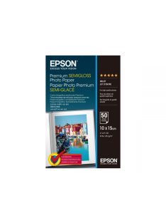   Epson Premium Semigloss 251g 10x15cm 50db Félfényes Fotópapír