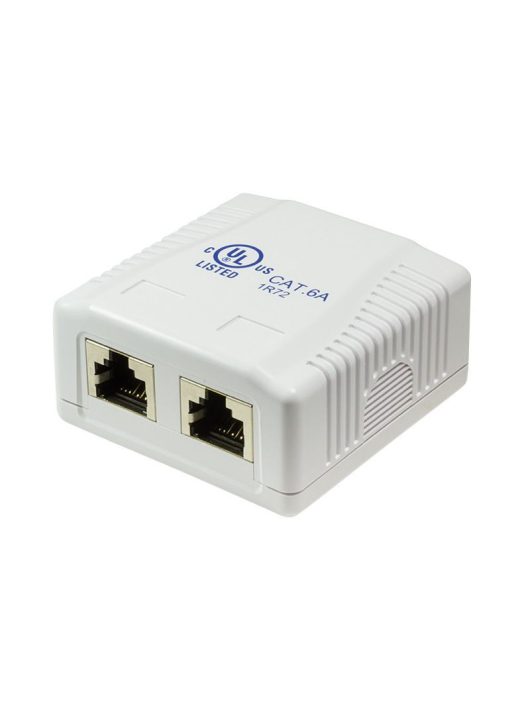 Logilink Cat.6A aljzat 2x RJ45 White