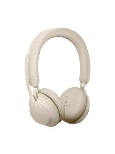 Jabra Evolve2 65 MS Teams Stereo Bluetooth Headset Beige